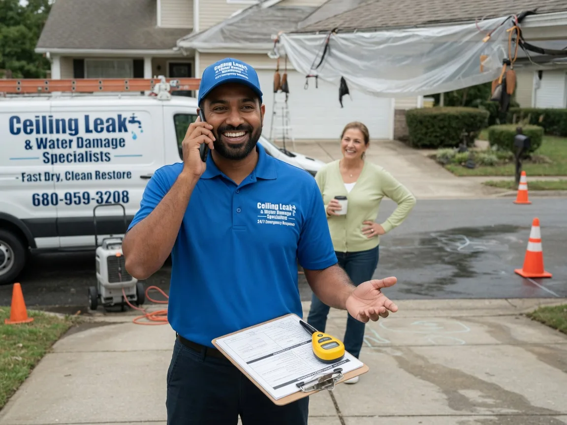 Ceiling Leak Cleanup Charlotte Hall, MD FAQs